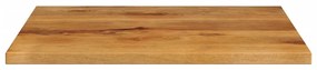 Tampo de mesa quadrado 70x70x2,5 cm mangueira maciça