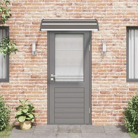 Toldo de porta 120x75 cm PC preto
