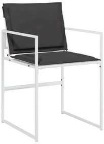 Conjunto de Jantar de Jardim de 5 Peças com Almofadas de Textileno Bra