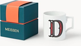 Westwing x MEISSEN, Caneca artesanal com motivo decorativo Initials