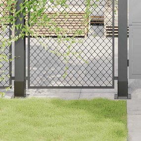 vidaXL Bases de coluna quadradas 12 peças 81x81 mm aço revestido a pó
