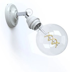 Fermaluce 90° Classic with E27 threaded lamp holder the adjustable porcelain light source