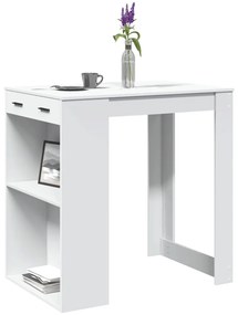 Mesa de bar 102x70x103,5 cm derivados de madeira branco