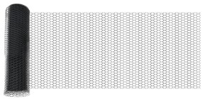 Postes de Cerca vidaXL 11 pcs U-Channel Cinza 60 cm Aço, Cerca Hexagon