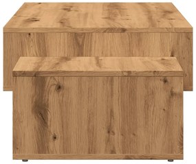 Mesa de centro 105x55x32 cm deriv. madeira carvalho artisiano