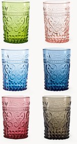 Copos artesanais Provenzale, conjunto de 6