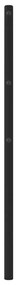 Cabeceira de cama 140 cm metal preto