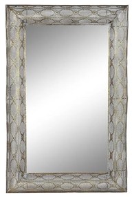 Espelho de Parede Dkd Home Decor Cristal Dourado Metal (81 X 7 X 125 cm)