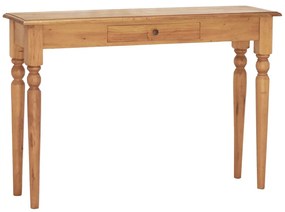 vidaXL Mesa consola 110x30x75 cm madeira de mogno maciça