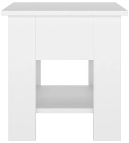 Mesa de centro 40x40x42 cm madeira processada branco