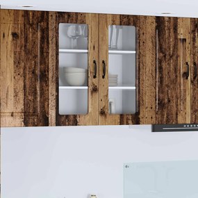 vidaXL Armário de Cozinha Kalmar Madeira antiga 80 x 31 x 80 cm