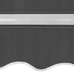 Toldo dobrável manual 350 cm antracite