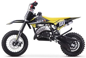 MINI MOTO PARA CRIANÇAS MINICROSS gasolina 60cc Roan RXT 12"/10" Amarela