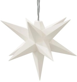 Luzes de Natal 10 LEDs 10 cm branco