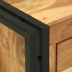 Mesa de Café - 90x50x38 cm em Madeira de Acácia