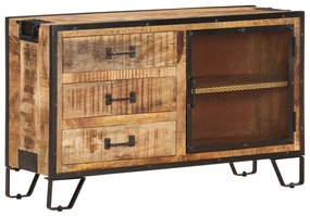 vidaXL Aparador 100x31x60 cm madeira de mangueira maciça e áspera