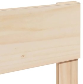 Cama sem colchão 90x190 cm madeira de pinho maciça