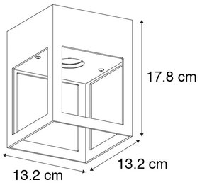 Plafon moderno preto - CELA Moderno