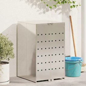 vidaXL Armazenamento de Lixeira com Tampa Elevatória a Gás para Lixeira de 240L