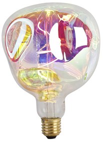 Lâmpada LED E27 regulável G125 arco-íris 4W 200lm 1800K