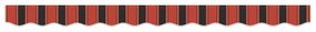 Valance de Toldo para Estrutura de 3 m Multicolorido 2.8x0.2 m