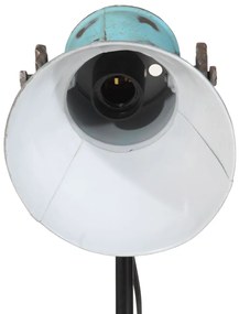 Candeeiro de pé 25 W 35x35x65/95 cm E27 azul desgastado