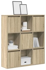 vidaXL Estante 89x24x101,5 cm derivados de madeira carvalho sonoma