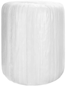 vidaXL Película extensível agrícola branco 25 µm 75 cm x 1500 m