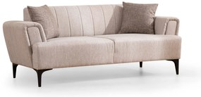Sofá de 2 Lugares Hamlet – Bege – 180x95x77 cm