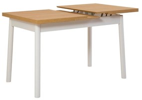 Mesa de Jantar Extensível Oliver – Branco – 120-153 x 77 x 75 cm