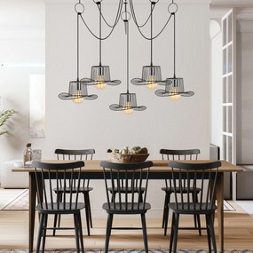Chandelier Tel – Preto – Diâmetro 138 cm x Altura 122 cm