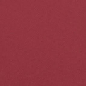 Almofadões p/ cadeira encosto alto 4 pcs oxford vermelho tinto