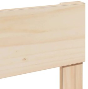 Cama sem colchão 135x190 cm madeira de pinho maciça
