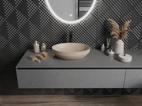 Mexen Cornelia lavabo de bancada 50 x 37 cm, cappuccino mate - 21885064