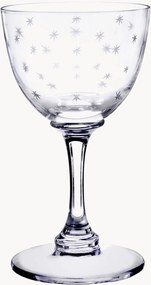 Copos de licor em cristal artesanal Stars, conjunto de 6