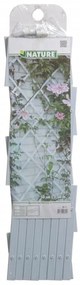 Nature Treliça de jardim 50x150 cm PVC branco 6040701