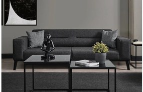 Sofá-cama de 3 Lugares Bali – Antracite – 222 cm x 92 cm x 74 cm