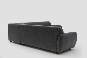 Sofá de Canto Eddy – Cinzento Escuro – 280 x 280 cm