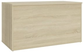 Arca de arrumação 84x42x46cm madeira processada carvalho sonoma