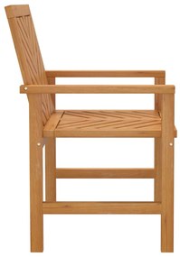 Cadeiras de jantar para jardim 2 pcs madeira de acácia maciça