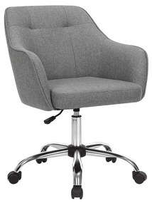 Cadeira de escritório ergonómica e ajustável para conforto prolongado. | SONGMICS | 60,8 x 58 x 96 cm | cinzento | OBG019G01.