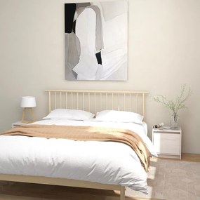vidaXL Mesas de cabeceira 2 pcs 40x30,5x40 cm pinho maciço branco