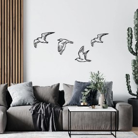 Acessório Decorativo de Parede Zevahir – Preto – 100 x 24 cm