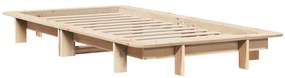 Cama sem colchão 90x200 cm madeira de pinho maciça