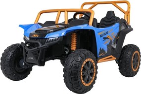 Buggy elétrico para Crianças 24V, 4x4 Arctic Cat WILDCAT XX, 2 Lugares Rodas Espuma EVA, assento couro Azul