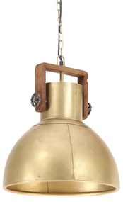 Candeeiro suspenso industrial redondo 25 W 40 cm E27 bronze