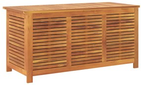 Caixa arrumação jardim c/ veneziana 113x50x56 cm acácia maciça