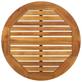 Conjunto de bar para jardim 3 pcs madeira de acácia maciça