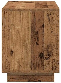 Armário de TV vidaXL Madeira Velha 80x35x45 cm Madeira de Engenharia