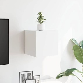 Armário de parede para TV 30,5x30x30 cm branco
